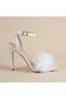 Diva Tüylü Stiletto Beyaz - 3