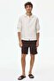 Relaxed Fit Linen-blend resort shirt - 2