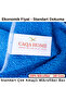 5-Piece Blue 40X40 cm Microfiber Kitchen and General Cleaning Cloth, Micro Fiber Cloth - Glass, Car - 3
