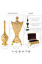 Luxury Arabic Incense Burner and Perfume Set, Royal white and Gold, Zinc Alloy with Enamel, 3-Piece, Mabkhara, Meresh & Box - 7