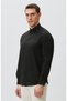 Slim Fit Siyah Cotton Gömlek - 4