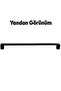 Furniture Kitchen Bathroom Cabinet Drawer Cupboard Door Handle Handle Black 224 mm Metal Handle - 5