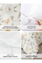 6-Pcs Printed Duvet Cover Set King Size 220x240cm, Brushed Microfiber Fabric (Without Filler) - 5