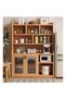 Cabinet Storage inside Living Room Wood Brown Color 120*30*180cm - 4