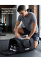Large Size Shoulder Luggage Set 2 Towels 6 Pairs Socks Sports Travel Gym Fitness Multi-Purpose Shoe Compartment Shiny Hand Luggage Durable - 5