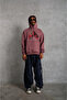 Gloves Printed Hooded Sweat - Dried Rose - 4