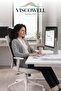 Visco 2-Piece Set Neck Pillow and Back Lumbar Cushion Ergonomic Design for Office Home and Car Use - 3