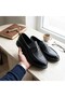 Men's Patent Leather Laceless Classic Shoes Suitable for Poly Soles and Suits - 8