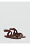 Suede Sandals with Straps
