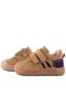 Schaggy Tan Genuine Leather Velcro Anatomical Baby Sports Shoes - 6