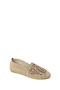 Women's Light Beige Suede Leather Espadrille 26Pfd205110 - 8