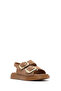 Women's Powder Thick-Soled Buckle Suede Leather Comfort Sandals 26Sfd340510 - 7