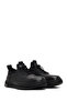 Men's Black Lace-Up Thick Sole Sports Shoes, Genuine Leather Sneaker 25Wfd697218 - 3