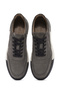 Men's Gray Lace-Up Thick Sole Sports Shoes, Nubuck Genuine Leather Sneaker 25Sfd6110V3 - 7