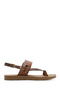 Women's Tan Back-Strapped Flip-Flop Sandals 26Sfe460914