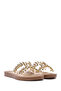Women's Gold Stone Slippers 26Sfe4605Pv - 2