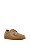 Men's Beige Lace-Up Nubuck Leather Casual Shoes 26Sfd8001V3 - 7