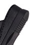 Women's Black Wedge Heeled Leather Comfort Slippers 26Sfd322118 - 8