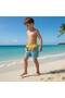 Boy's Character Printed Water-Repellent Waist Lace-Up Network Mesh Sea and Pool Shorts - 2