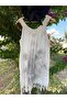 Women's Stone Color Tie Dye Pattern Flared Beach Dress - 4