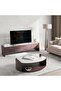 Adara Coffee Table Ceramic - Brown - 5