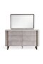 Arelis 6-drawer Dresser With Mirror - Light Brown - 8