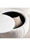 Obsidian Ottoman - White - 2