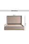 Baclone King Bed 180x200 Cm Upholstered - Beige & Brown - 8