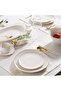 طبق عشاء أبيض اللون من أبريكس - قطر 28 سم - 3