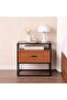 Rosil Nightstand - Walnut - 2
