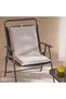 Sandstone Water Repellant Outdoor Sun Lounger Seat Pad 45x90x5cm - Taupe