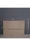Polina Queen Bed Velvet Beige 160x200 Cm - 8