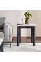 Ankara End Table Marble - White & Black - 2