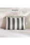 Patio Stripe Indoor / Outdoor Filled Cushion 35x50cm- Seafoam - 7