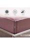 Everyday Queen Fitted Sheet 160x200+33cm - Mauve - 4
