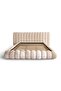 Aureate Super King Bed 200x200 Cm - Beige - 7