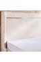 Ocrai King Bed 180x200 Cm Upholstered - White & Gpld - 3
