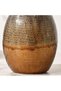 Nobita Stoneware Artisanal Vase 16.5x16.5x28cm - Brown - 2