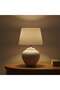 Sanvale E27 Ceramic Table Lamp 40x64cm - White - 2