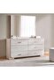 Deluxe Dresser With Mirror - Matt Grey