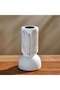 Marin Polyresin Candle Holder 11x11x19cm -white - 3