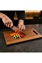 Natural Walnut Cutting Board -38X25X2 Cm- Free Name/Word Engraved with Laser