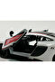 ماكلارين 675LT قالب سحب وقطرات معدل - نموذج سيارة معدني مع أبواب مصبوبة قابلة للفتح - أبيض 11.5 سم - 4