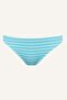 Regular Fit Wrinkled Textured Turquoise Bikini Bottom G4009Ax26Sm - 6