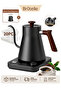غلاية كهربائية Gooseneck Kettle V60 سعة 900 مل و1200 واط مع شاشة رقمية لركن القهوة