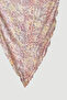 شال مطرز من مجموعة Ecoprint İz - بنفسجي - 2