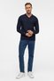 Lacivert Regular V Yaka Sweatshirt - 6
