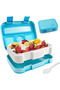 Beni Kids Bento Lunch Box 800ml with 4 Compartments, Leakproof, BPA Free, Microwave & Dishwasher Safe - 6