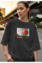 Statue Digital Print Black and White Oversize Unisex T-Shirt - 3