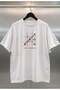 Tomorrow Digital Print Oversize White Unisex T-Shirt